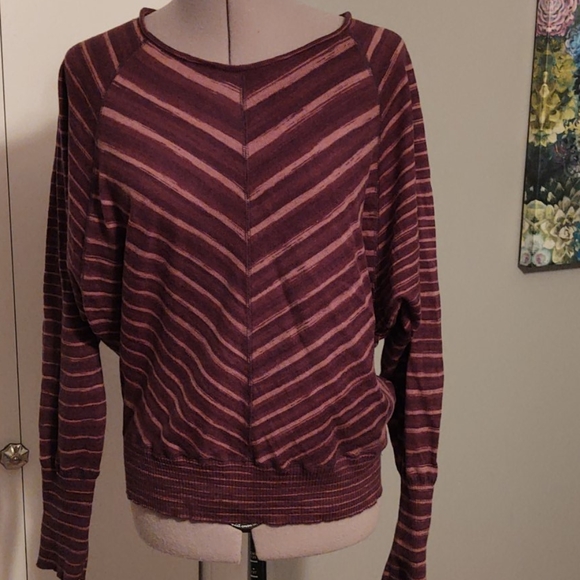 Prana Sweaters - PrAna Purple Chevron Stripe Emerson Sweater M